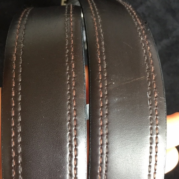 Mens Brown or Black Swivel Buckle Belt - Picture 6 of 16